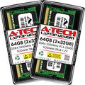 A-Tech 64GB DDR4 3200MHz SODIMM Laptop Memory Kit - Boost Multitasking