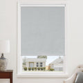 100% Blackout Roller Shade Light Grey 35in x 72in - Cordless Safety