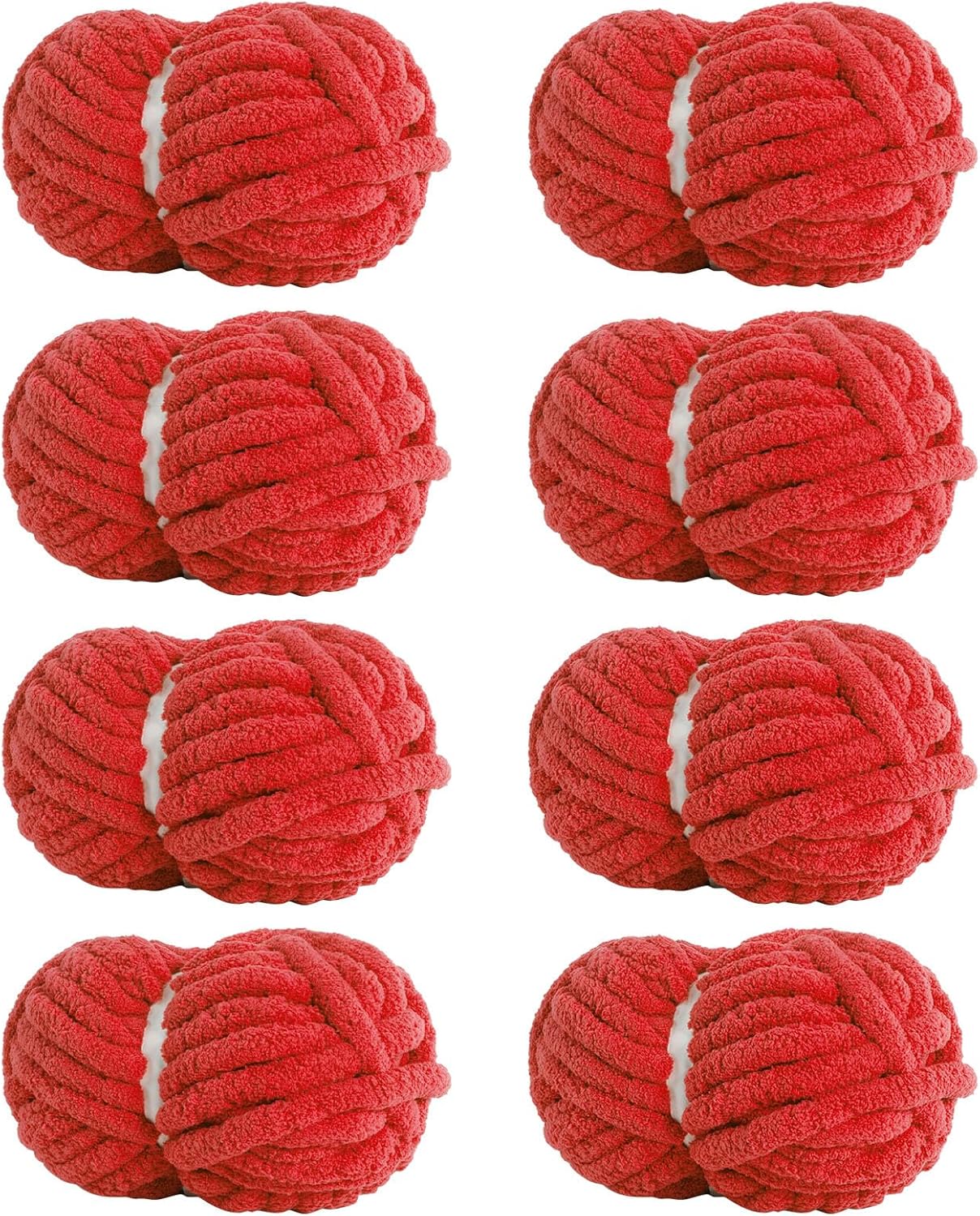 Chunky Yarn for Hand Knitting Jumbo Bulky Chenille Yarn