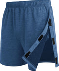 Tear Away Athletic Cotton Shorts - Easy Post-Surgery Access