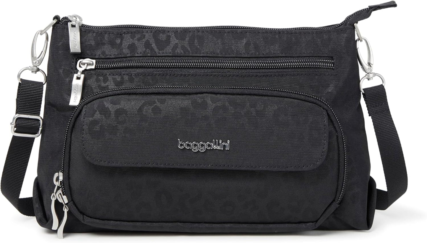 Baggallini Original Everyday Crossbody Bag with RFID Protection