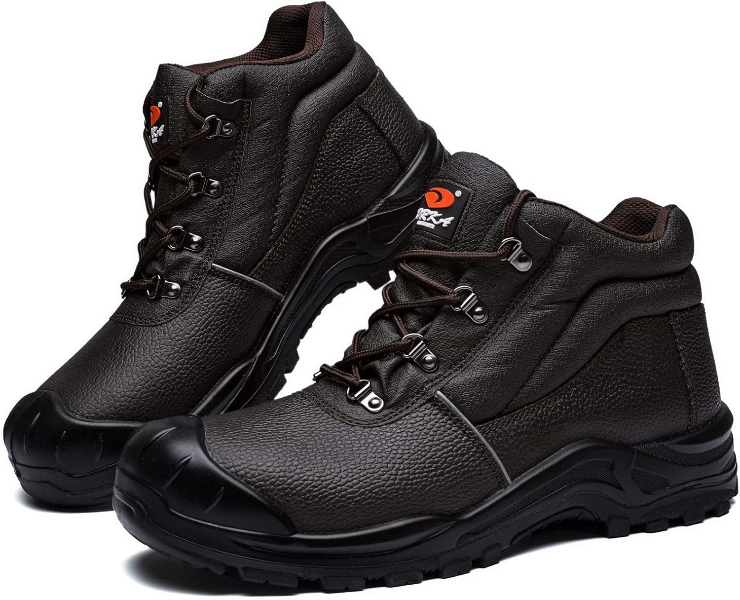 DRKA Water Resistant Steel Toe Work Boots for Men - Safety & Comfort