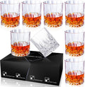 Crystal Whiskey Glasses Set, 8-Piece Gift Box - Elevate Your Drinking Experience