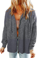 Waffle Knit Hoodie Jacket for Women - Cozy Lightweight Layering