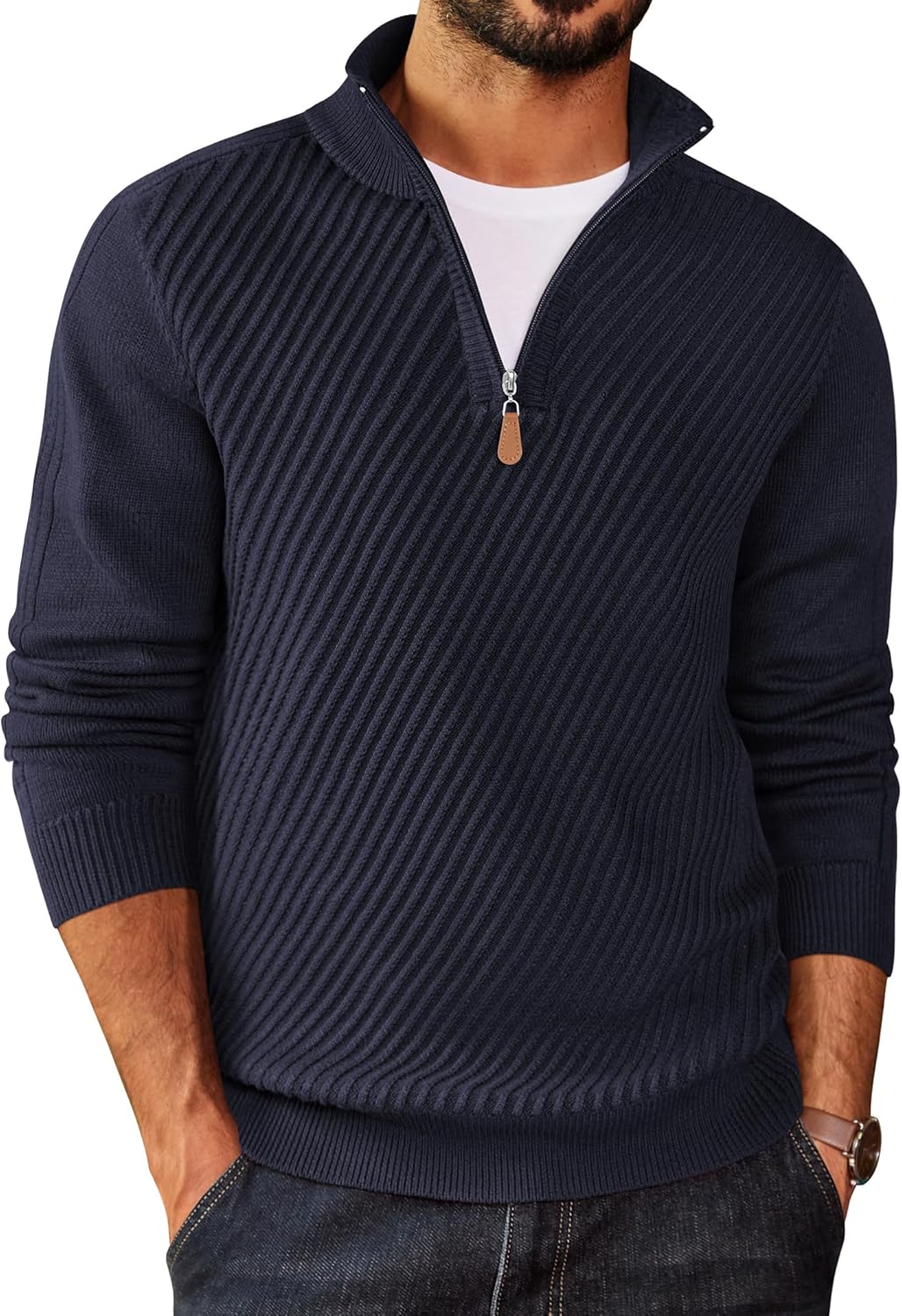 Stylish COOFANDY Mens Quarter Zip Pullover for Every Occasion