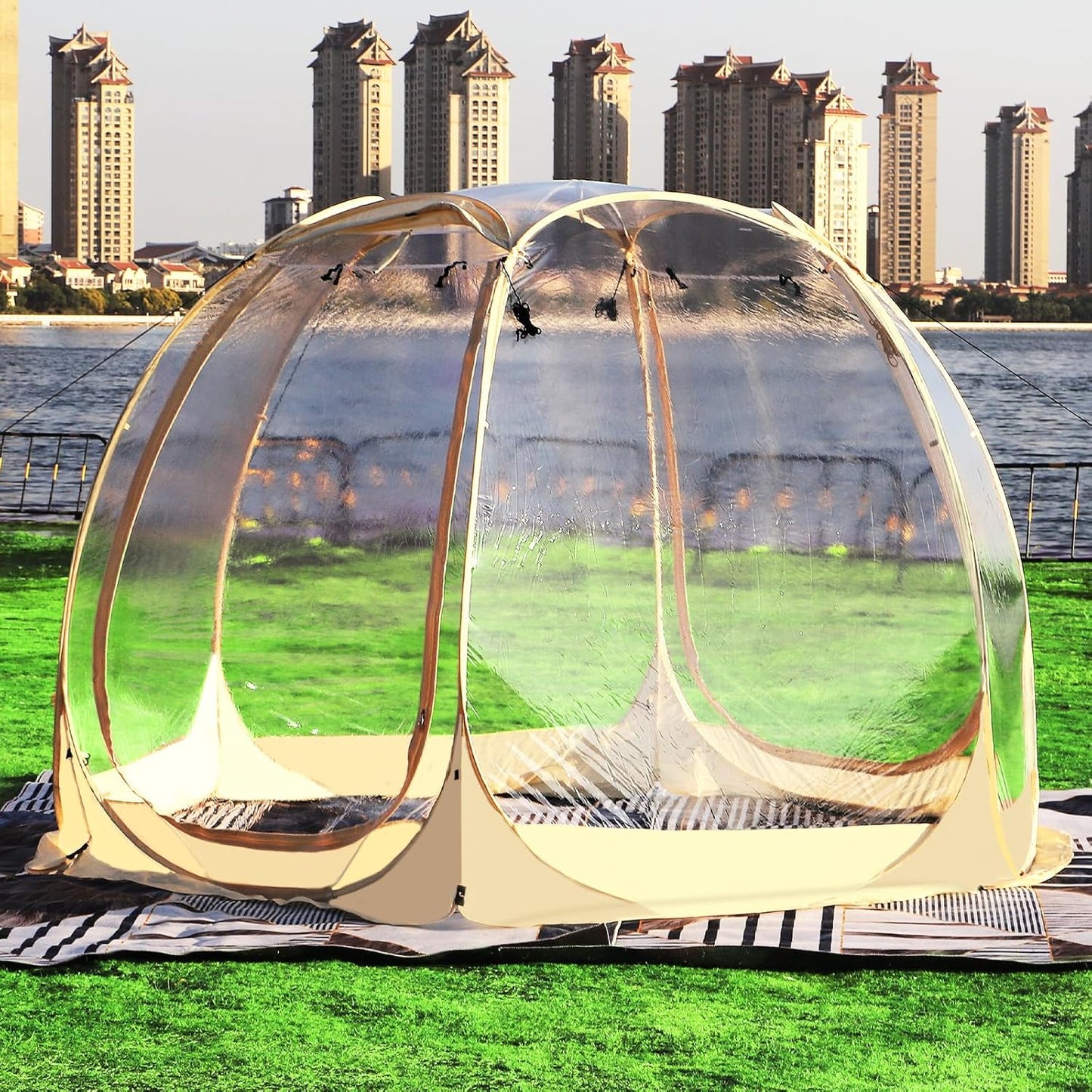 Weatherproof Transparent Camping Tent for Cold Nights