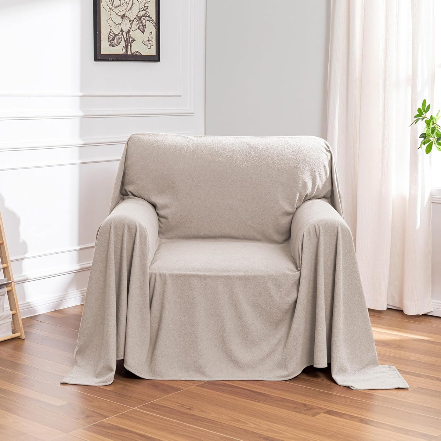 MEETSKY Small Couch Cover for Pets - Soft, Washable Protector