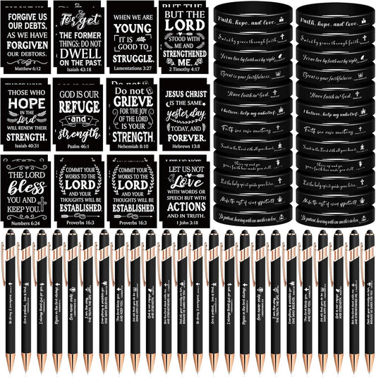 72-Piece Christian Gifts Set - Inspiring Scriptures