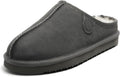 Dearfoams Women's Greta Genuine Shearling Clogs for Cozy Comfort