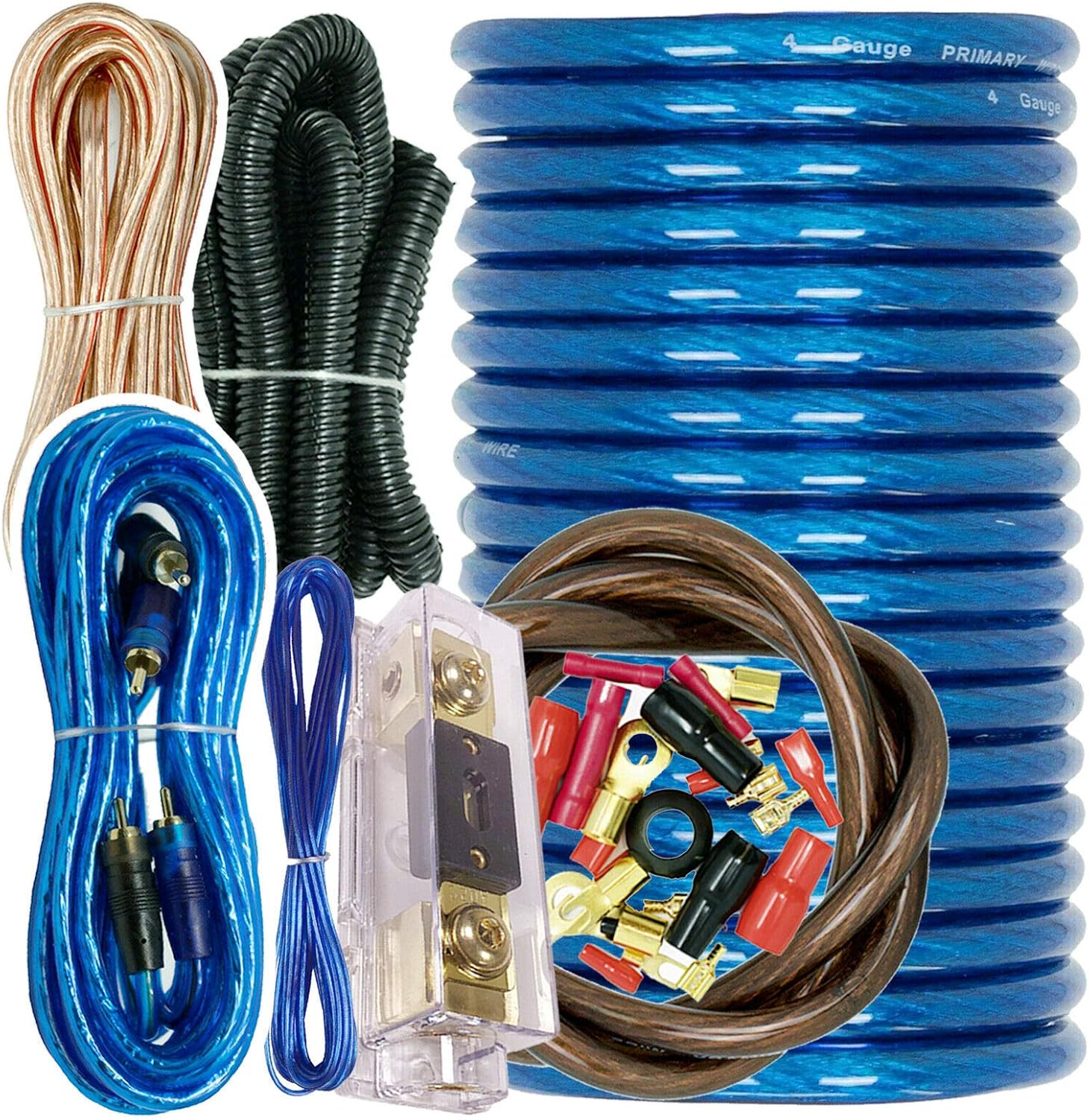 X-Brand Complete 3500W 4 Gauge Amp Kit for Premium Install