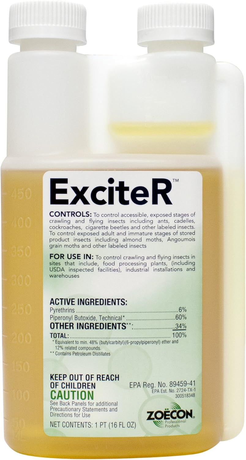 Exciter 6% Pyrethrin Pest Control Insecticide Concentrate 16oz