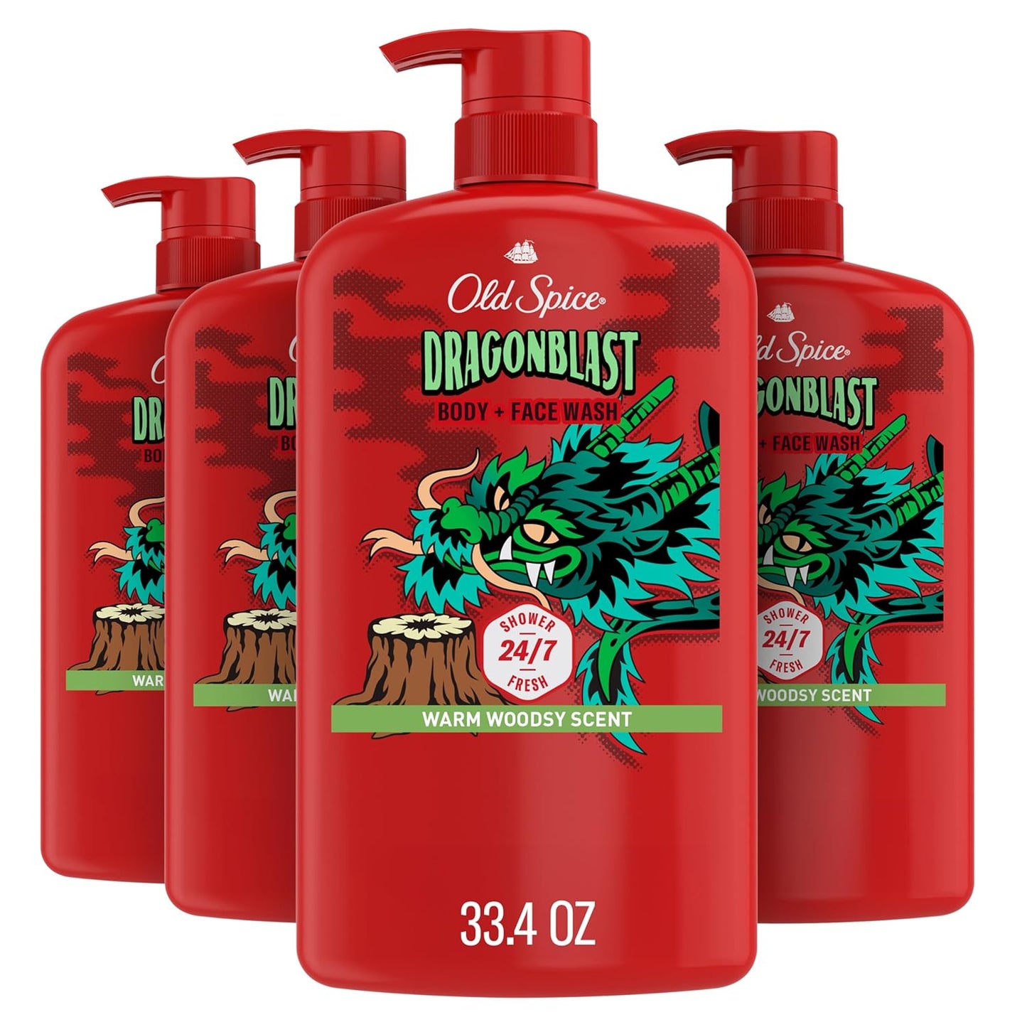 Old Spice Cleansing Body Wash for Men with Lasting Scent