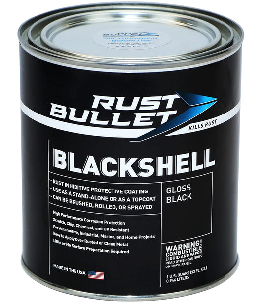 RUST BULLET BlackShell - Gloss Black Corrosion Preventive Coating