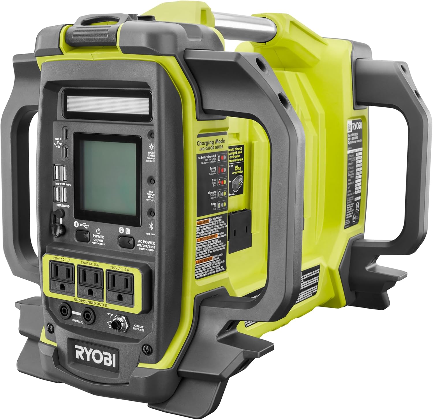 RYOBI 40V Portable Battery Power Station Inverter Generator