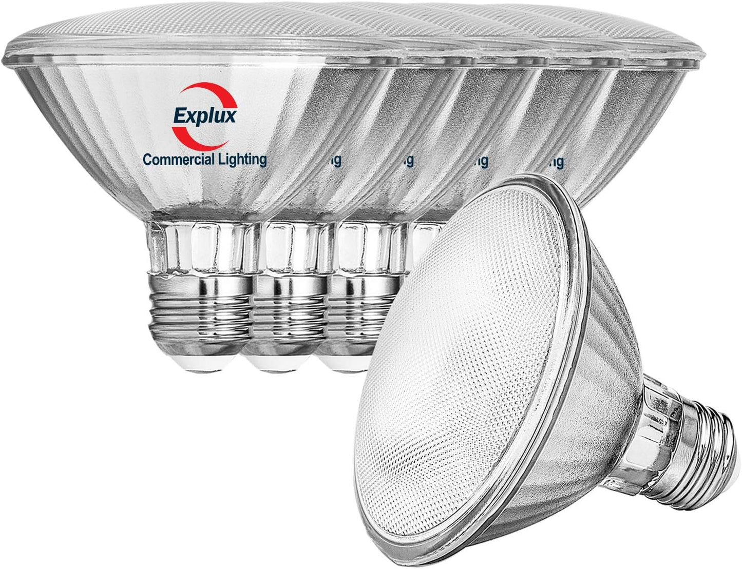 Explux Commercial-Grade LED PAR30 Short Neck Flood Light Bulbs