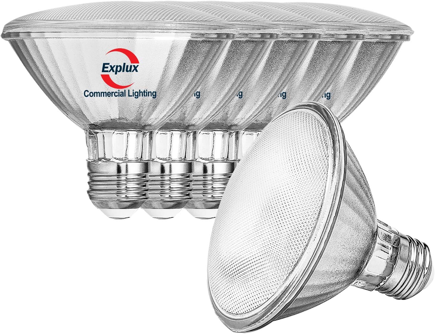 Explux Commercial-Grade LED PAR30 Short Neck Flood Light Bulbs