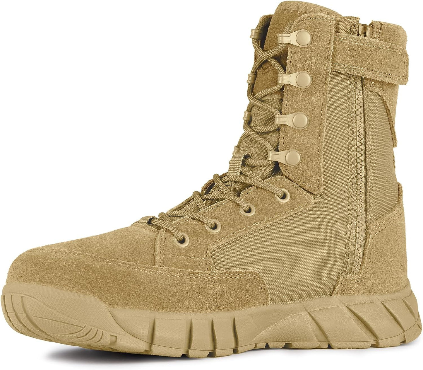 FREE SOLDIER Men's Tactical Boots: Lightweight Combat Footwear