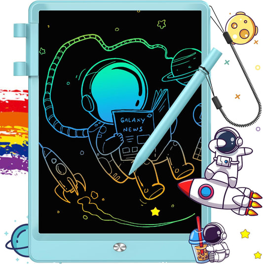 FLUESTON 10 Inch Colorful LCD Drawing Pad for Kids