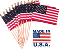 Handheld Spearhead American Flags 12 x 18 in - Pack of 12
