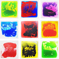 Sensory Liquid Floor Tiles for Autism Activity Play Mats - Pack of 9