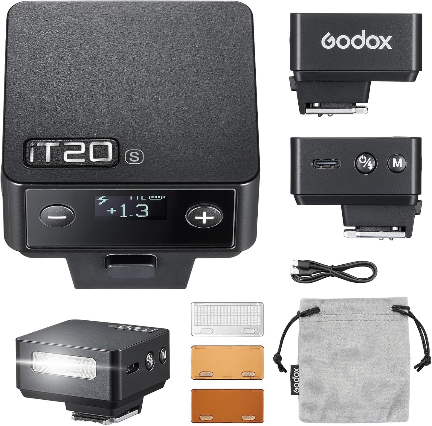 Godox iT20 S TTL Mini Flash - Compact Flash for Sony Cameras