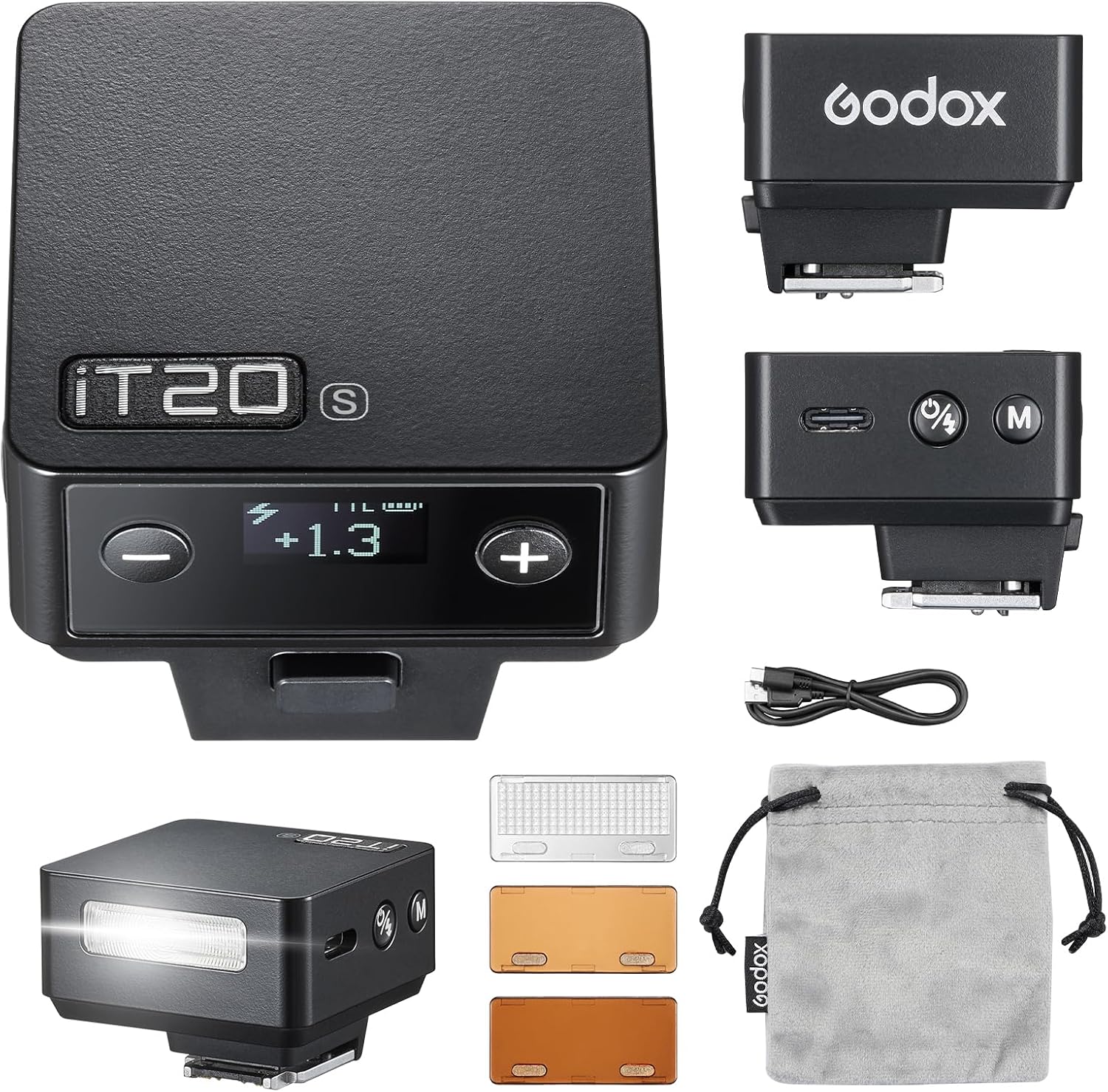 Godox iT20 S TTL Mini Flash - Compact Flash for Sony Cameras