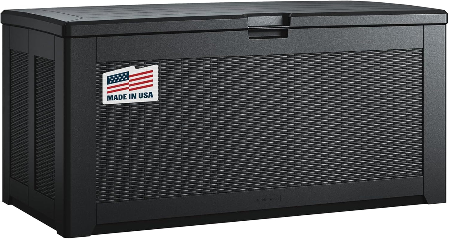 Rubbermaid Extra Large Resin Outdoor Storage Deck Box for All