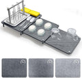 3Pcs Nesting Stone Drying Mat for Kitchen Counter - Quick Drying Set