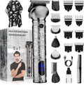 6 in 1 Beard Trimmer for Men - Professional Cordless Grooming Kit