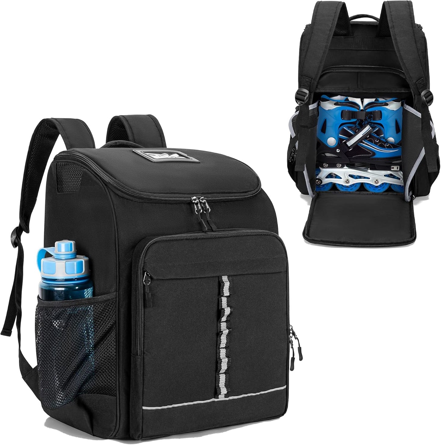 Roller Skate Bag for Skates Up to US Mens 13 with Helmet Pocket