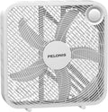 Pelonis 20 Inch Box Fan with 3 Speeds for Ultimate Comfort