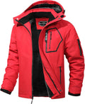 Men's Ski Jacket Winter Warm Snow Coat Waterproof Windbreaker Hooded