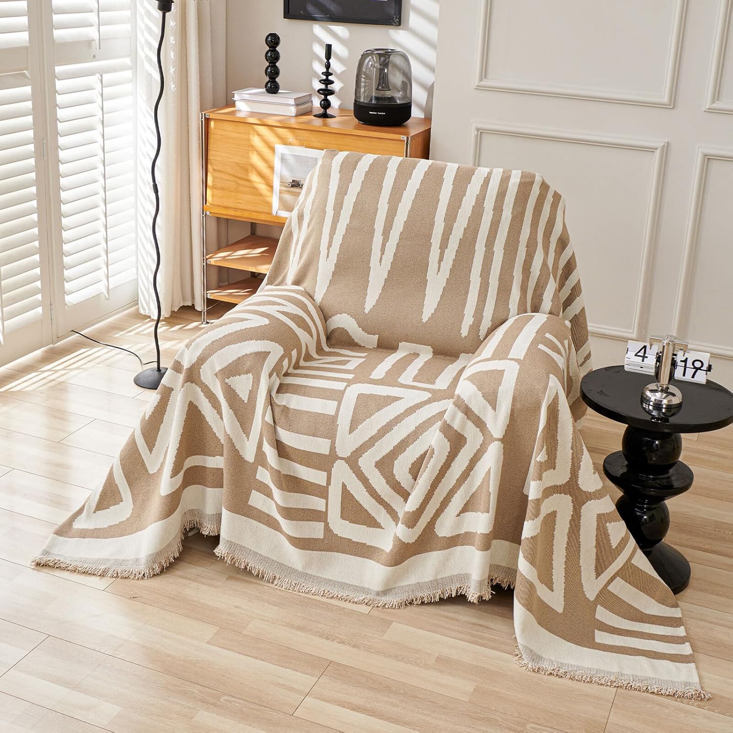 HANDONTIME Sofa Covers Armchair Boho Couch Cover for Dogs