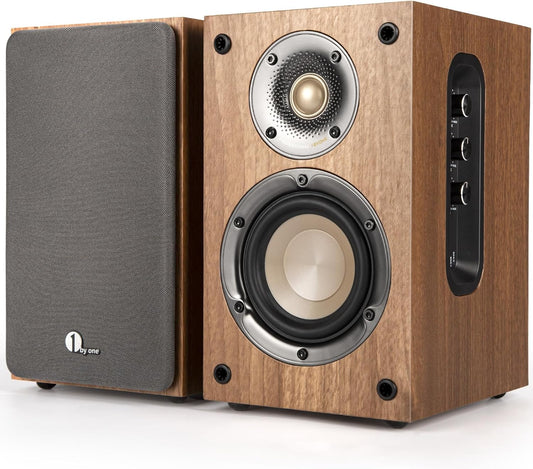 1byONE Bluetooth Bookshelf Speakers: Powerful 60W RMS!