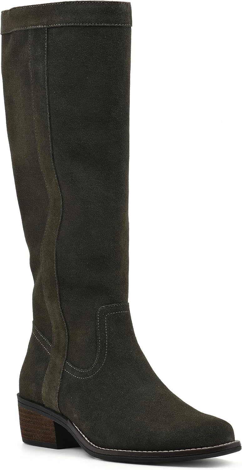 WHITE MOUNTAIN Women's Altitude Stack-Heeled Tall Boot Review