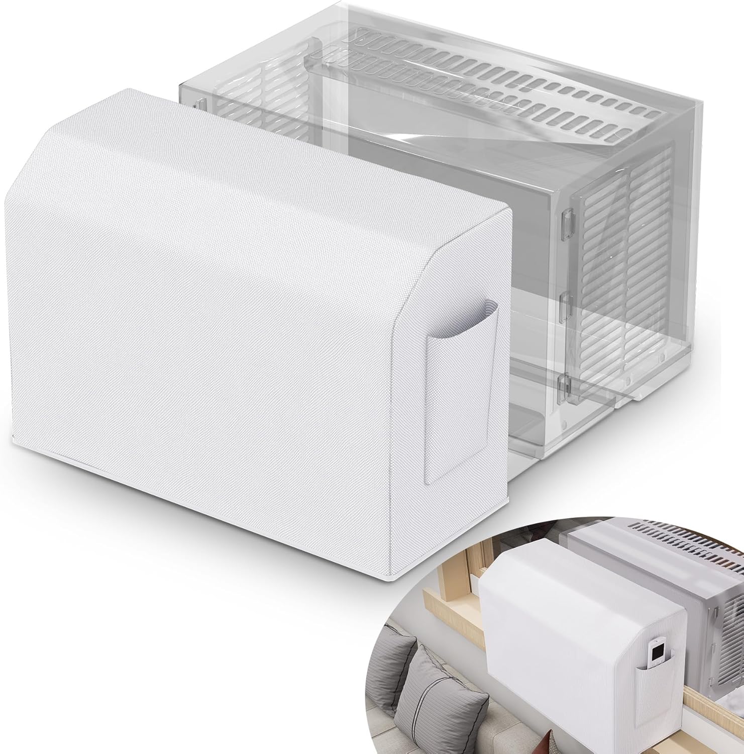 Windproof Indoor AC Cover: Block Drafts & Dust