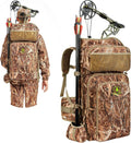 Bow Hunting Backpack for Men with Bow Holder - Saddle Camo Comfort