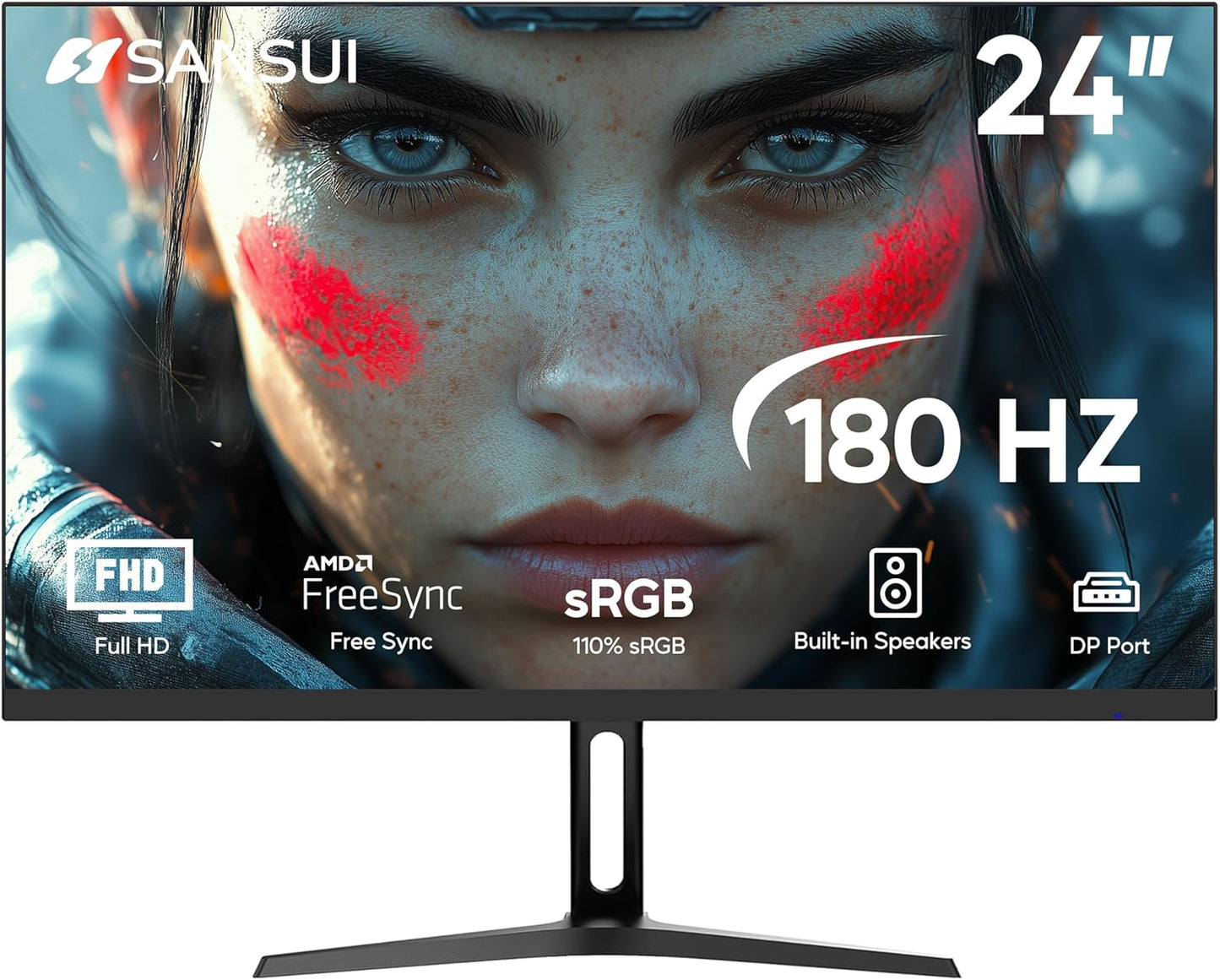 SANSUI 24 FHD Monitor - 180Hz Refresh Rate
