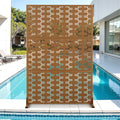 Metal Privacy Screen for Outdoor & Indoor Use - Stylish Weather