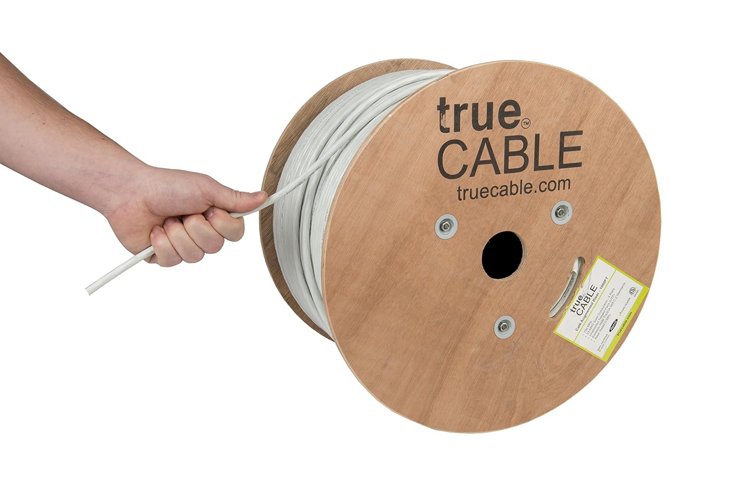 TRUE CABLE Cat6A Riser Bulk Ethernet Cable for High-Speed Networking