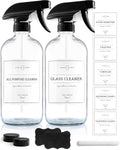 Vine Creations 16oz Glass Spray Bottles - Clean & Hydrate