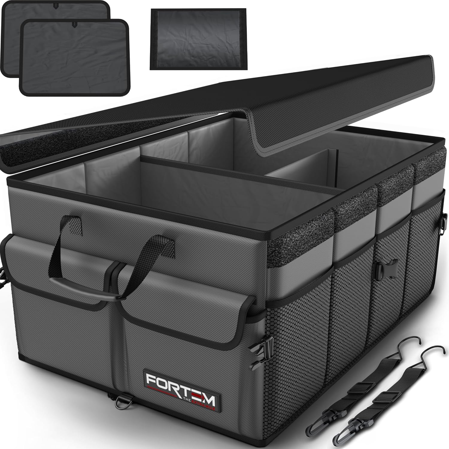 FORTEM Car Trunk Organizer - Collapsible SUV Storage Solution