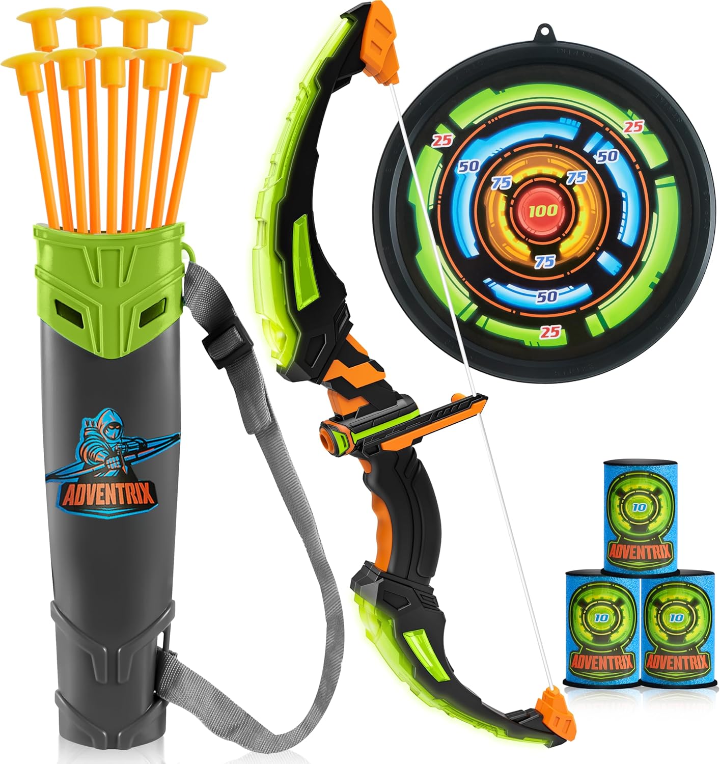 Light-Up Archery Set for Kids, Great Gift!