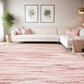Pink Rug 8x10 Area Rug - Ultra Soft Washable Nursery Rug