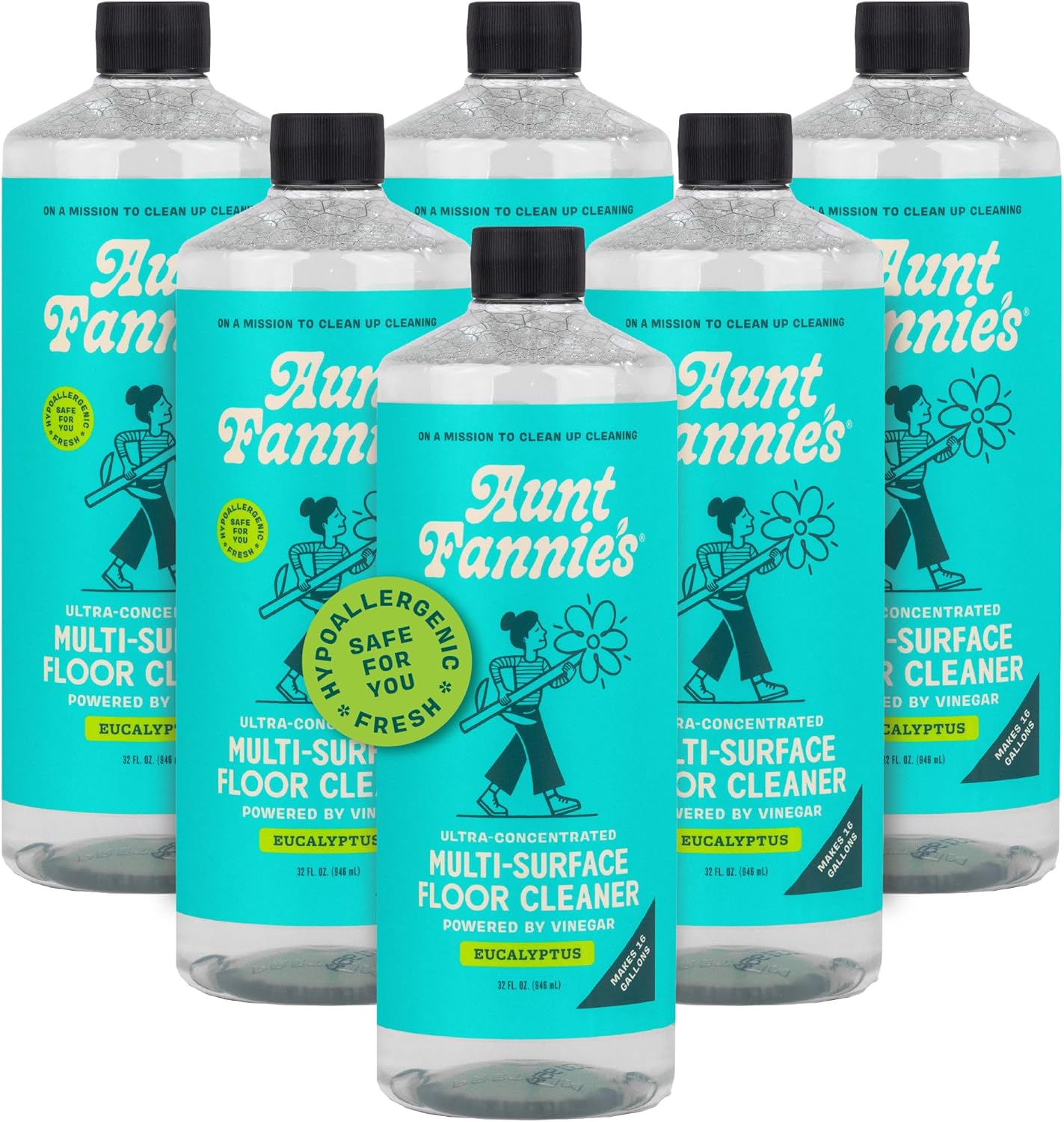 Aunt Fannie's Ultra Concentrated Floor Cleaner for Mopping