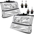 Headlight Assembly for 2003-2007 Chevy Silverado & Avalanche - Clear
