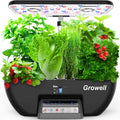 Growell 17-Pod Hydroponic System: Full-Spectrum Lights for Indoor Herb Garden