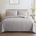 Whale Flotilla Soft Queen Quilt Bedding Set for All Seasons