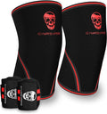 Elbow Sleeves (1 Pair) W Wrist Wraps for Men & Women - 5mm Neoprene