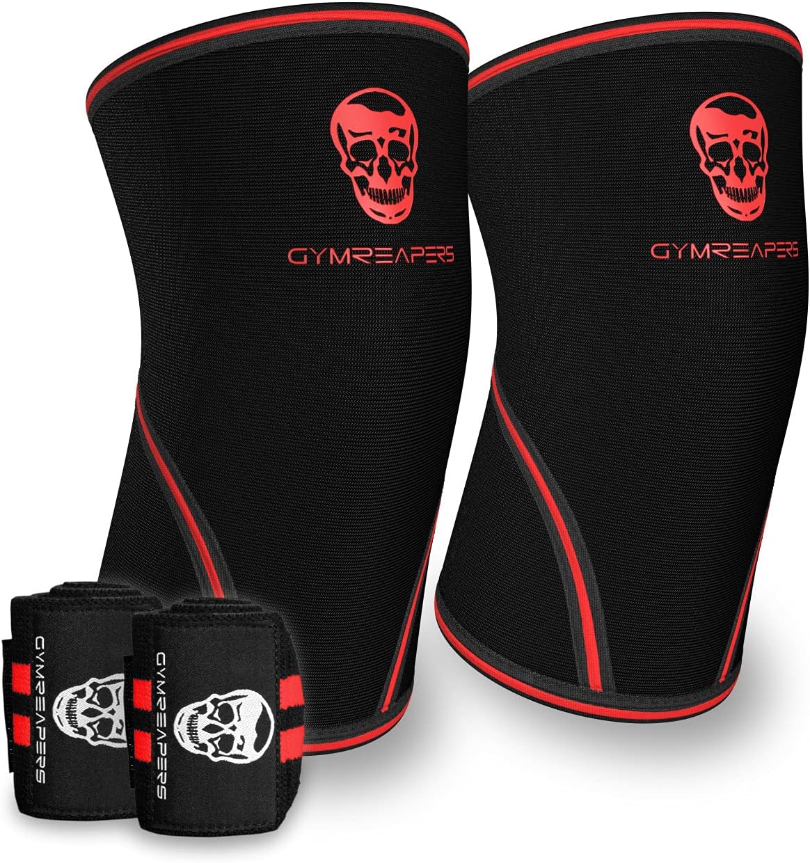 Elbow Sleeves with Wrist Wraps for Powerlifting & Weightlifting